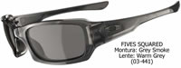 Oakley Fives Squared Grey Smoke-Warm Grey (03-441)